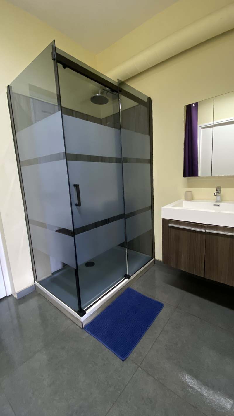 Salle de bain Manta Villa Bora Bora douche italienne