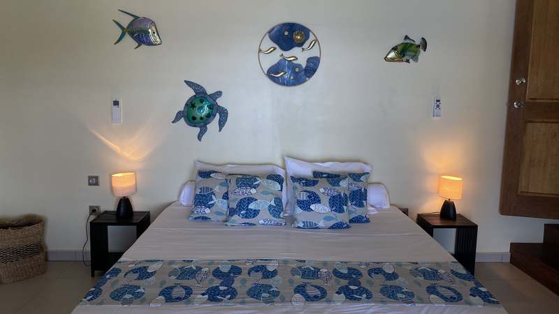 Chambre thème marin Octopus Villa Bora Bora
